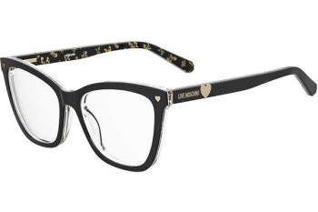 Glasses Love Moschino MOL593 7RM Cat Eye Schwarz