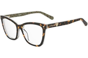 Glasses Love Moschino MOL593 2VM Cat Eye Havanna