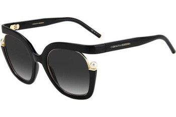 Sunglasses Carolina Herrera CH0003/S 807/9O Rund Schwarz