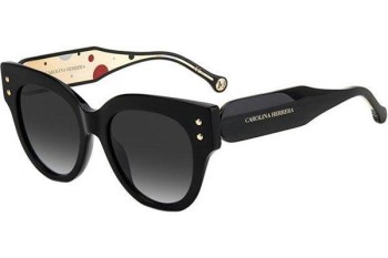 Sunglasses Carolina Herrera CH0008/S 807/9O Cat Eye Schwarz