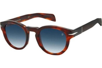 Sunglasses David Beckham DB7041/S Z15/08 Rund Havanna