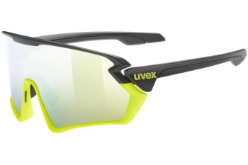 Sunglasses uvex sportstyle 231 Black / Yellow Mat S3 Monoscheibe | Shield Schwarz