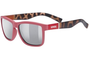 Sunglasses uvex lgl 39 Rose Mat / Havanna S3 Quadratisch Rot