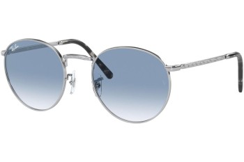 Sunglasses Ray-Ban New Round RB3637 003/3F Rund Silber