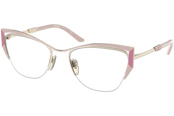 Glasses Prada PR63YV 14A1O1 Cat Eye Gold