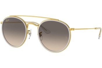 Sonnenbrille Ray-Ban Round Double Bridge RB3647N 923632 Rund Gold