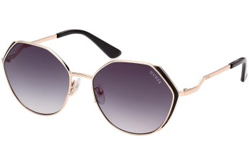 Sonnenbrille Guess GU7842 28B Rund Gold