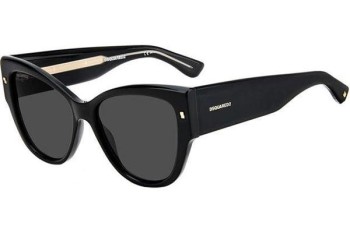 Sunglasses Dsquared2 D20016/S 2M2/IR Cat Eye Schwarz