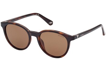 Sonnenbrille Guess GU5216 52H Polarized Rund Havanna