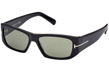 Sunglasses Tom Ford FT0986 01N Rechteck Schwarz