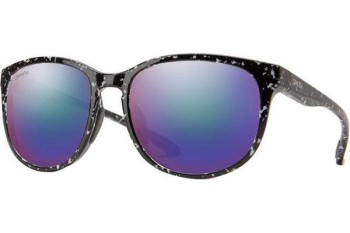 Sonnenbrille Smith LAKESHASTA GBY/DF Rund Schwarz