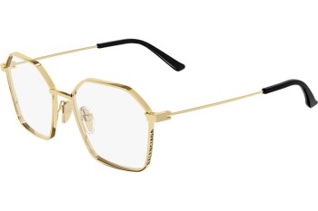 Glasses Balenciaga BB0198O 002 Quadratisch Gold