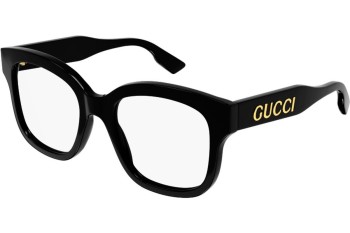 Glasses Gucci GG1155O 001 Quadratisch Schwarz