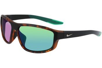 Sonnenbrille Nike Brazen Fuel M DJ0803 220 Rechteck Havanna