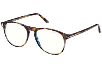 Glasses Tom Ford FT5805-B 055 Rund Havanna