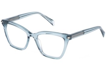 Glasses Police Dawn 1 VPLF29 06RL Cat Eye Blau