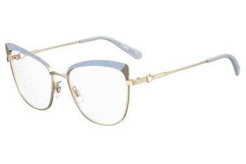 Glasses Love Moschino MOL602 9DU Cat Eye Gold