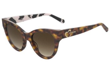 Sonnenbrille Love Moschino MOL053/S 1NR/HA Cat Eye Havanna