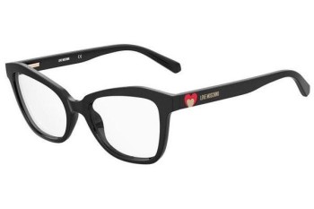 Glasses Love Moschino MOL604 807 Cat Eye Schwarz