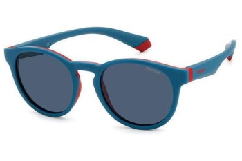 Sonnenbrille Polaroid Junior PLD8048/S CLP/C3 Polarized Rund Blau