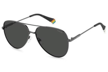 Sonnenbrille Polaroid PLD6187/S KJ1/M9 Polarized Pilot Grau