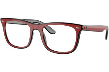 Glasses Ray-Ban RX7209 8212 Quadratisch Rot