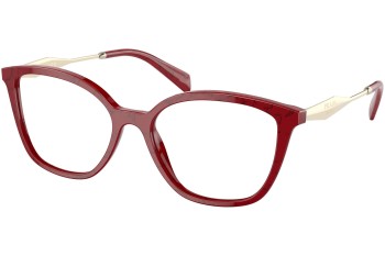 Glasses Prada PR02ZV 15D1O1 Cat Eye Rot