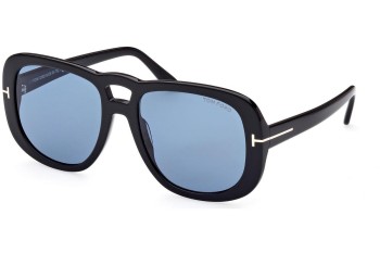 Sunglasses Tom Ford FT1012 01V Pilot Schwarz