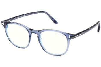 Glasses Tom Ford FT5832-B 090 Rund Blau