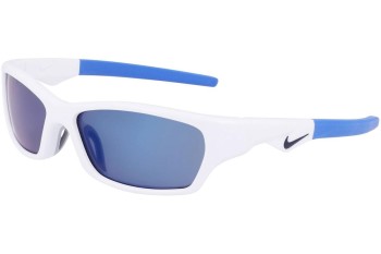 Sonnenbrille Nike Jolt M DZ7379 100 Rechteck Weiß