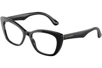 Brillen Dolce & Gabbana DG3360 3246 Cat Eye Schwarz