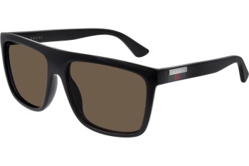 Sonnenbrille Gucci GG0748S 002 Flat Top Schwarz