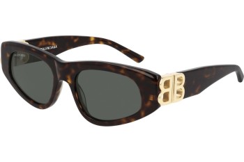 Sonnenbrille Balenciaga BB0095S 002 Cat Eye Havanna