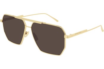 Sunglasses Bottega Veneta BV1012S 003 Pilot Gold