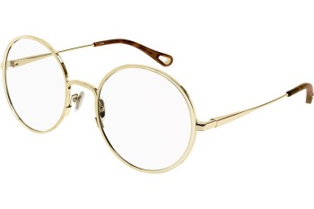 Glasses Chloe CH0040O 005 Rund Gold