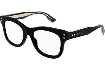 Glasses Gucci GG1086O 005 Quadratisch Schwarz