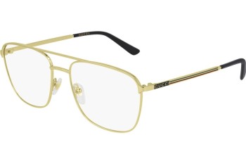 Glasses Gucci GG0833O 002 Pilot Gold