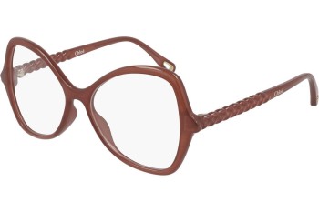 Glasses Chloe CH0004O 002 Cat Eye Rot