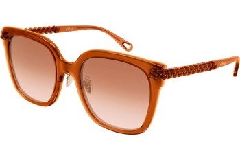 Sunglasses Chloe CH0075SK 003 Quadratisch Orange