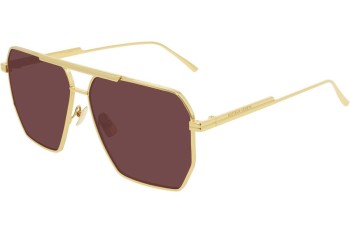 Sunglasses Bottega Veneta BV1012S 005 Pilot Gold