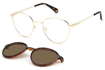 Brillen Polaroid PLD6158/CS J5G/SP Polarized Rund Gold