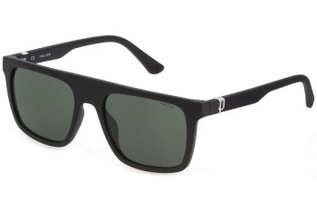 Sonnenbrille Police Beyond Lite 2 SPLF61E 0U28 Quadratisch Schwarz