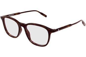 Glasses Mont Blanc MB0085O 010 Quadratisch Havanna