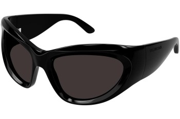 Sonnenbrille Balenciaga BB0228S 001 Besondere Schwarz