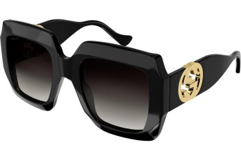 Sonnenbrille Gucci GG1022S 006 Quadratisch Schwarz