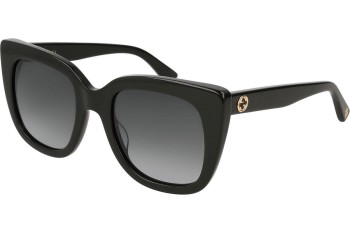 Sunglasses Gucci GG0163SN 001 Cat Eye Schwarz