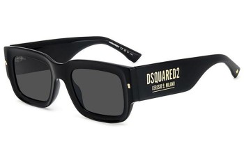 Sunglasses Dsquared2 D20089/S 2M2/IR Rechteck Schwarz