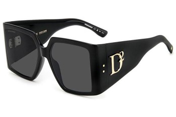 Sunglasses Dsquared2 D20096/S 807/IR Quadratisch Schwarz