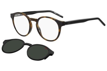 Glasses HUGO HG1244/CS O63/QT Oval Havanna