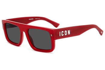 Sonnenbrille Dsquared2 ICON0008/S C9A/IR Quadratisch Rot